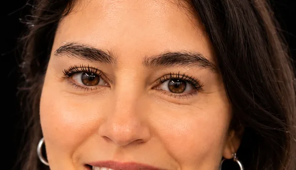 Detalle de la mirada de Solange Garay Aravena